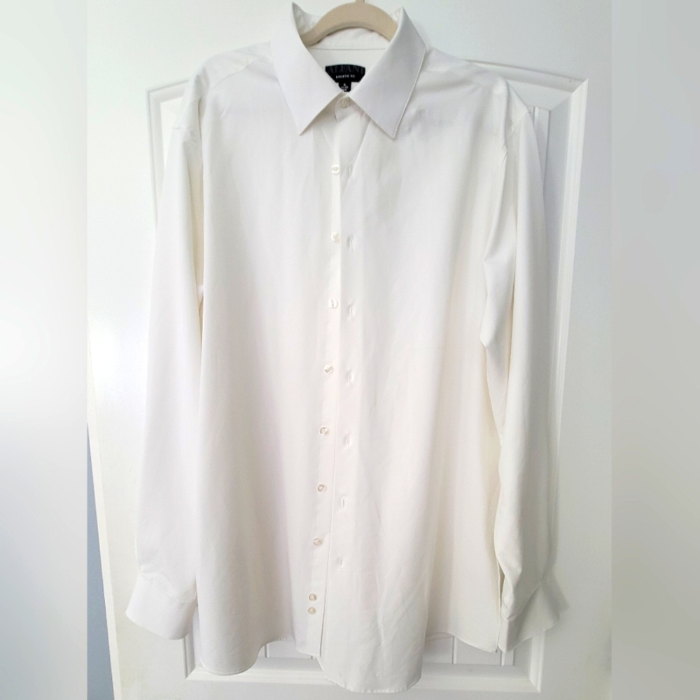Alfani Long Sleeve White Dress Shirt